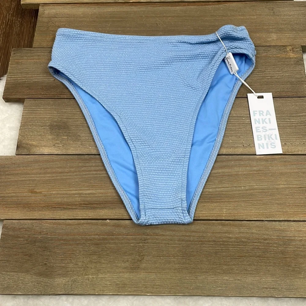 Frankie’s Bikinis NWT Grotto Bottoms Lagoon